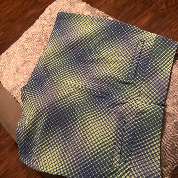 Nike Dri Fit Golf Skort Skirt Size 12 Kaleidoscope Blue Green Tennis /Pickleball - Picture 8 of 12